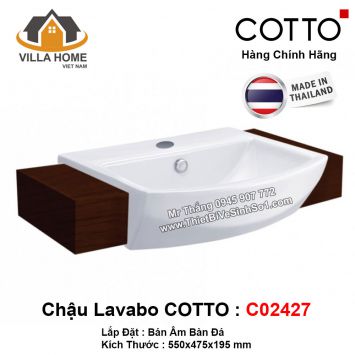 Chậu Lavabo COTTO C02427