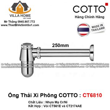 Ống Thải Xi Phông COTTO CT6810