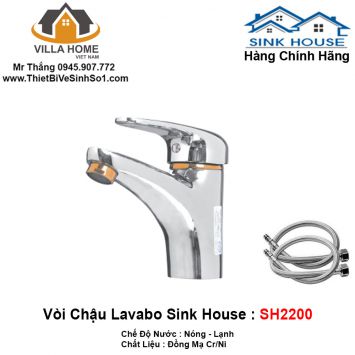 Vòi Lavabo SINK HOUSE SH2200-2