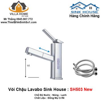Vòi Lavabo SINK HOUSE SH503 New