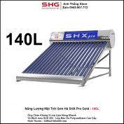 Năng Lượng Mặt Trời Sơn Hà SHX Pro Gold 140L