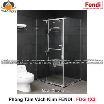 Phòng Tắm Vách Kính FENDI FDG-1X3