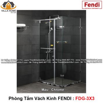 Phòng Tắm Vách Kính FENDI FDG-3X3