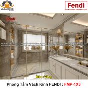Phòng Tắm Vách Kính FENDI FMP-1X3 Gold