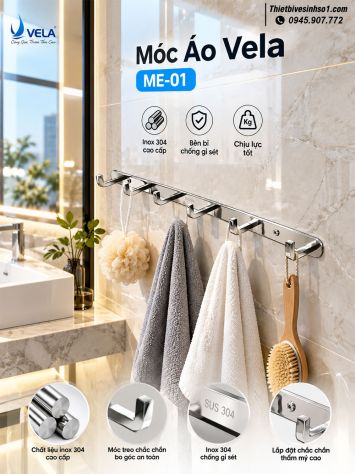 Móc Treo Quần Áo Vela ME-01