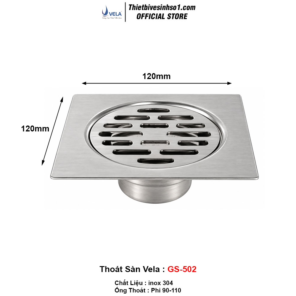 Ga Thoát Sàn Vela GS-502