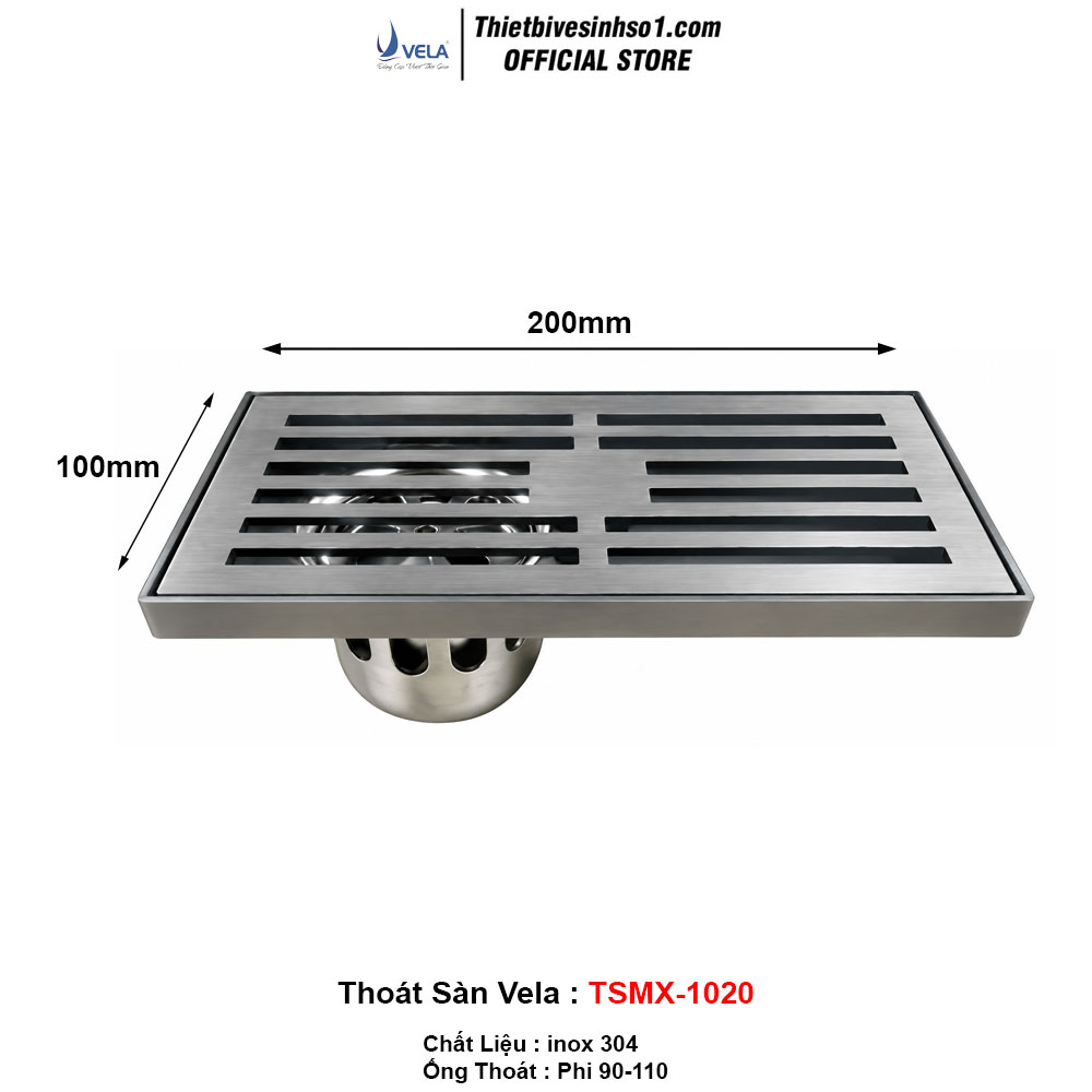 Ga Thoát Sàn Vela TSMX-1020