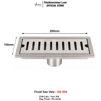 Ga Thoát Sàn Vela GS-504