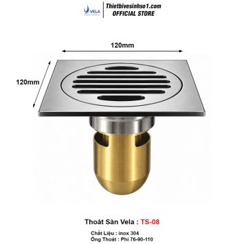 Ga Thoát Sàn Vela TS-08