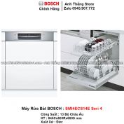 Máy Rửa Bát Bosch SMI4ECS14E Seri 4