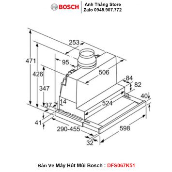 Máy Hút Mùi Bosch DFS067K51