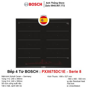 Bếp Từ BOSCH PXX675DC1E Serie 8