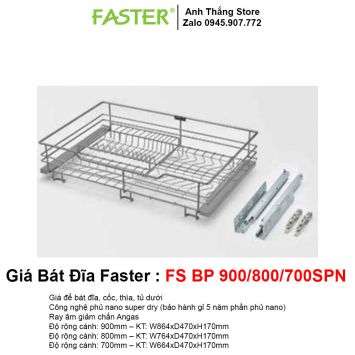 Giá Bát Đĩa Faster FS BP 900-800-700SPN