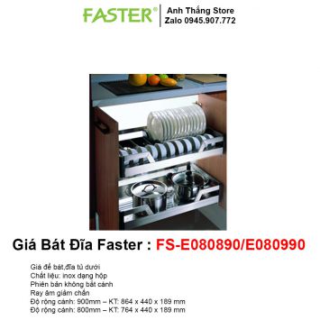 Giá Bát Đĩa Faster FS E080890-FS E080990