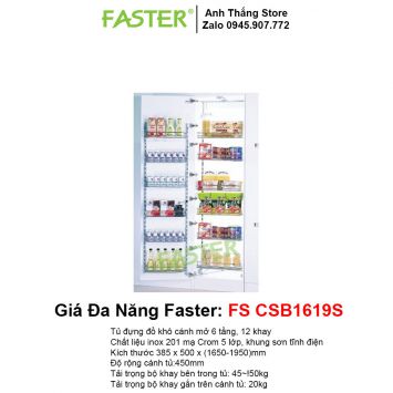 Giá Tủ Đồ Khô Faster FS CSB1619S