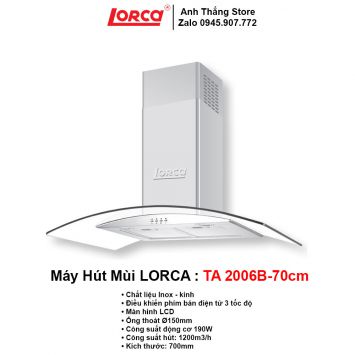 Máy Hút Mùi Lorca TA 2006B-70cm