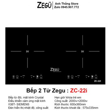 Bếp 2 Từ ZEGU ZC-22i