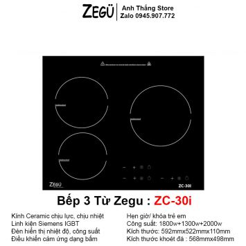 Bếp 3 Từ ZEGU ZC-30i