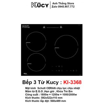 Bếp 3 Từ KUCY KI-3368
