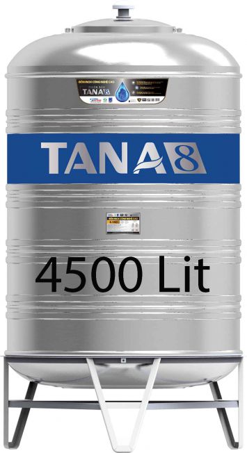 Bồn Nước Inox Tân Á Đứng 4500L