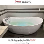 Bồn Tắm Massage Sục Khí Ares AR2171F