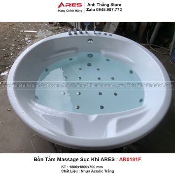 Bồn Tắm Massage Sục Khí Ares AR0181F
