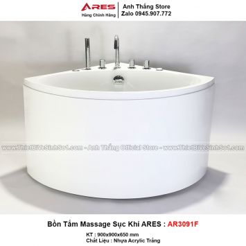 Bồn Tắm Massage Sục Khí Ares AR3091F