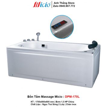 Bồn Tắm Massage Micio DPM-170L (Bơm China)
