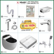 Combo Trọn Bộ Phòng Tắm Thiết Bị Vệ Sinh KRCB06