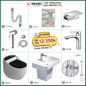 Combo Trọn Bộ Phòng Tắm Thiết Bị Vệ Sinh KRCB08