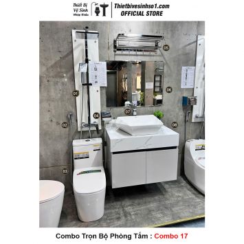 Combo Trọn Bộ Phòng Tắm Thiết Bị Vệ Sinh Combo 17