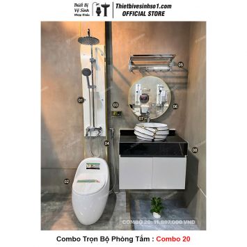 Combo Trọn Bộ Phòng Tắm Thiết Bị Vệ Sinh Combo 20