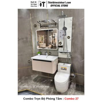 Combo Trọn Bộ Phòng Tắm Thiết Bị Vệ Sinh Combo 27