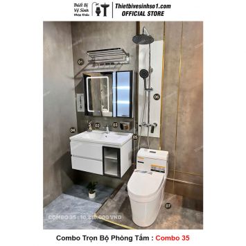 Combo Trọn Bộ Phòng Tắm Thiết Bị Vệ Sinh Combo 35