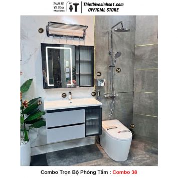 Combo Trọn Bộ Phòng Tắm Thiết Bị Vệ Sinh Combo 38