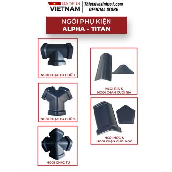 Ngói Phẳng Đồng Tâm 1 Vít ALPHA