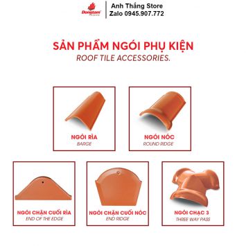 Phụ Kiện Ngói Sóng Đồng Tâm 2 Vít Titan