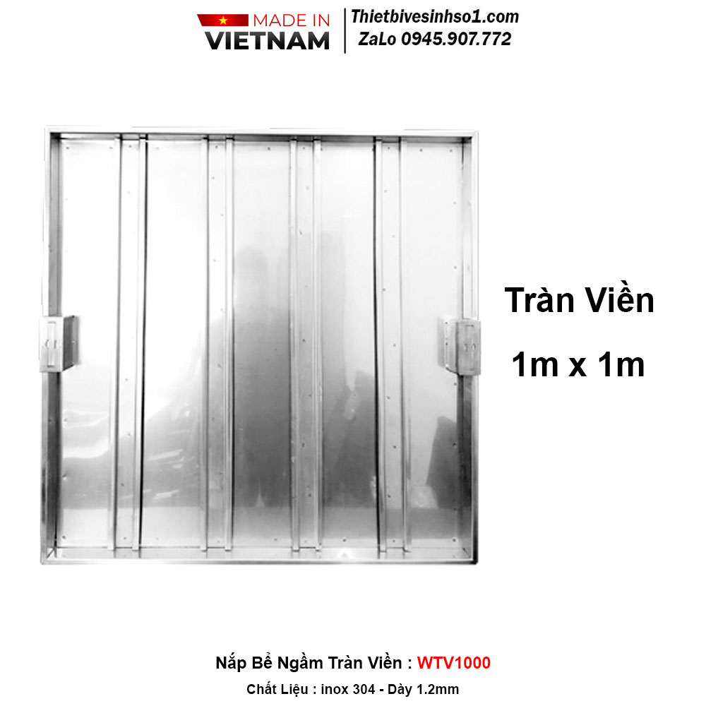 Nắp Bể Ngầm Tràn Viền 1mx1m WTV1000 Nắp Bể Ngầm Tràn Viền 1mx1m WTV1000