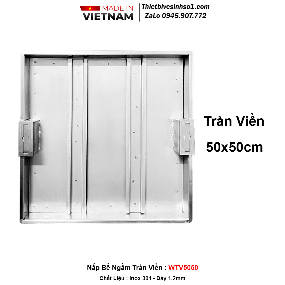 Nắp Bể Ngầm Tràn Viền 50x50 WTV5050 Nắp Bể Ngầm Tràn Viền 50x50 WTV5050