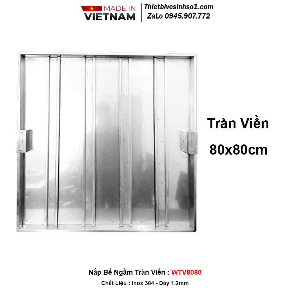 Nắp Bể Ngầm Tràn Viền 80x80 WTV8080 Nắp Bể Ngầm Tràn Viền 80x80 WTV8080