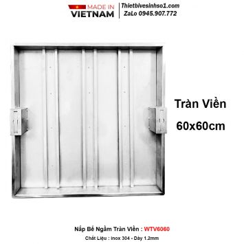 Nắp Bể Ngầm Tràn Viền 60x60 WTV6060