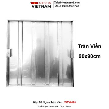 Nắp Bể Ngầm Tràn Viền 90x90 WTV9090