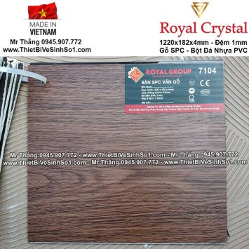 Sàn Gỗ SPC Royal Crystal 7104