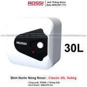 Bình Nước Nóng Rossi Classic 30L Vuông