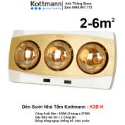 Đèn Sưởi Nhà Tắm Kottmann K3B-H