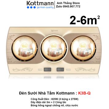 Đèn Sưởi Nhà Tắm Kottmann K3B-Q