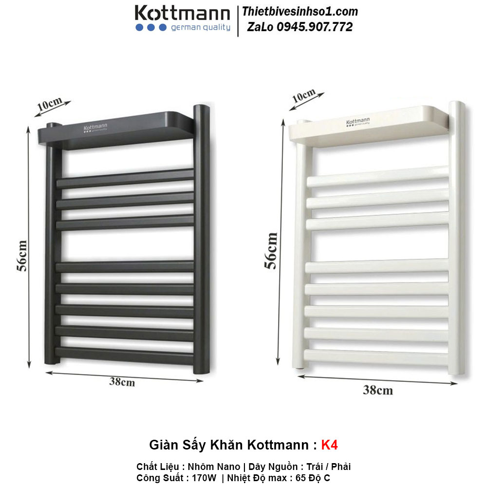 Giàn Sấy Khăn Kottmann K4
