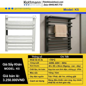 Giàn Sấy Khăn Kottmann K5-3