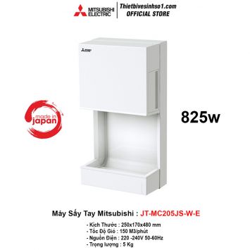 Máy Sấy Tay Mitsubishi JT-MC205JS-W-E