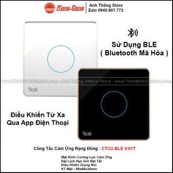 Công Tắc Cảm Ứng Rạng Đông CTCU.BLE V.01T